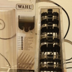 Набор WAHL из 8 черных пластиковых насадок: 3, 6, 10, 13, 16, 19, 22, 25 мм